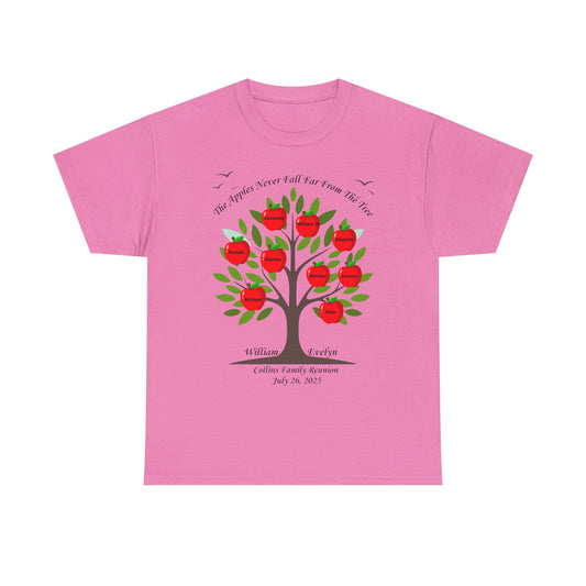 2025 Collins Family Reunion ADULT Shirt - Blue/Pink