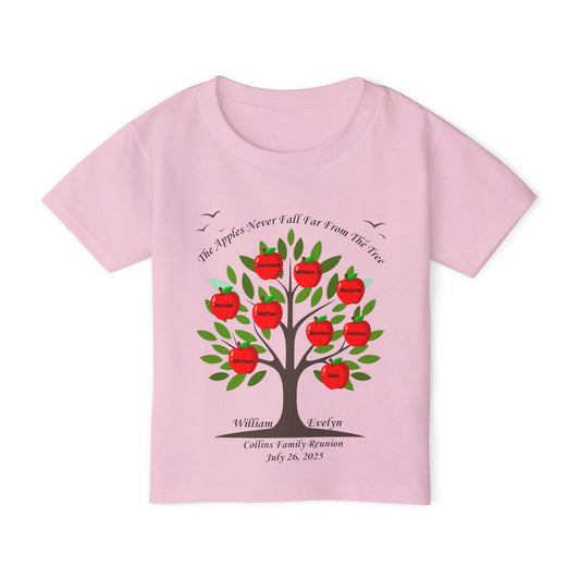 2025 Collins Family Reunion TODDLER (2T-6T) Shirt - Blue/Pink