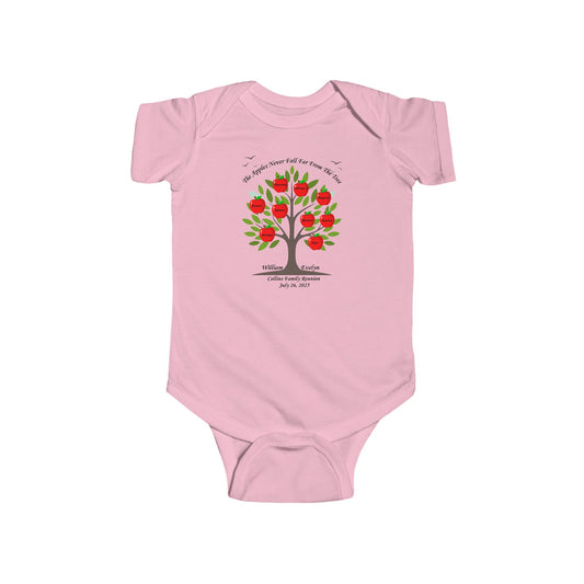 2025 Collins Family Reunion BABY (6M - 24M) Onesie- Blue/Pink