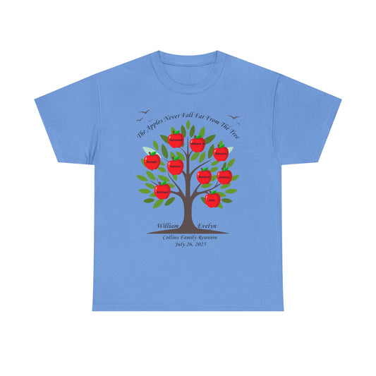 2025 Collins Family Reunion ADULT Shirt - Blue/Pink